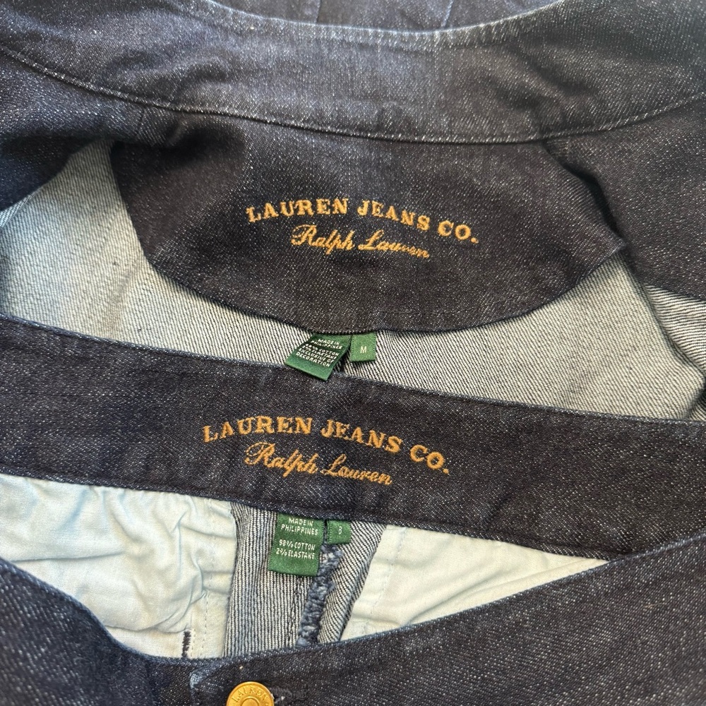Bundle Ralph Lauren Demin blue and Gold with Military-Inspired Design - Picture 7 of 15